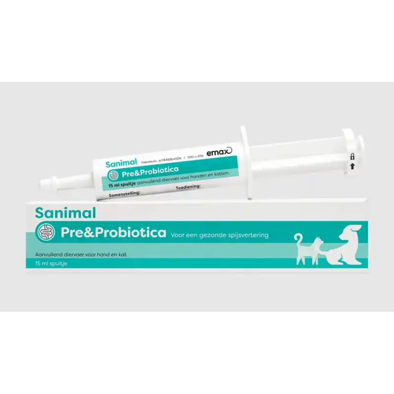 Laatste Versie Sanimal Pre- en Probiotica 15 ml