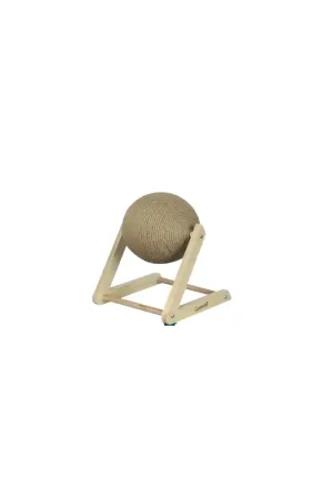 Betrouwbaar Quapas! Cat Scratching Brown Jute Ball L