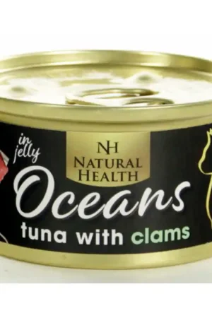 Fabrieksprijs Natural Health Cat Oceans Tuna & Clams 85gr
