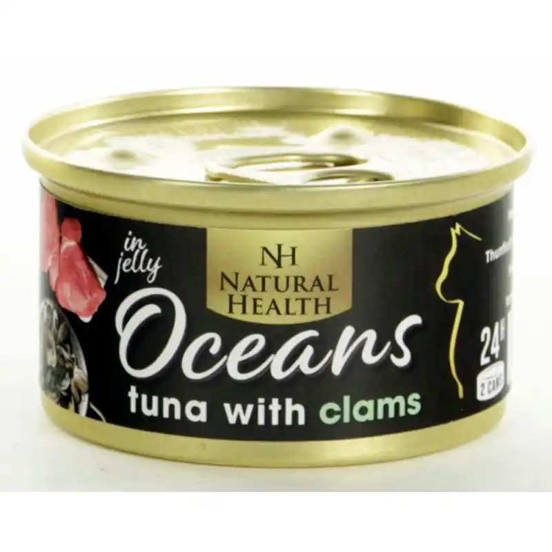 Fabrieksprijs Natural Health Cat Oceans Tuna & Clams 85gr