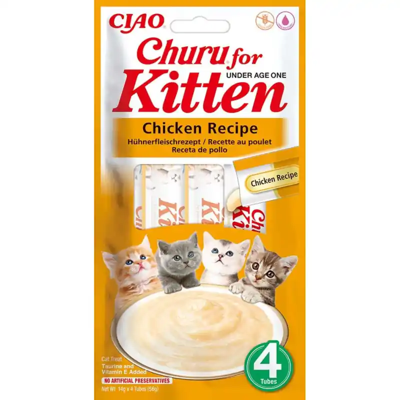 Inaba Churu voor Kittens Kip Beste Prijs