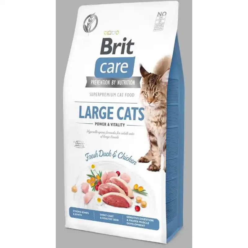 Brit Care Large Cats Power & Vitality 7 kg Aanbieding