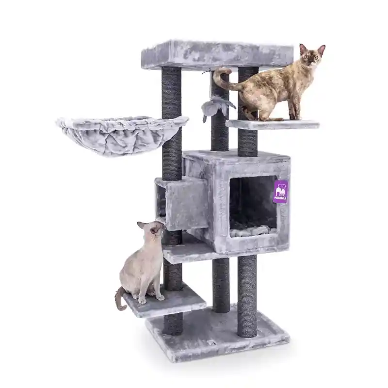 Beperkte Voorraad PetRebels Krabpaal Cleopatra 134 Grey
