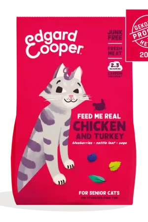 Edgard & Cooper Verse Kip en Kalkoen Senior 2 kg Merkproduct
