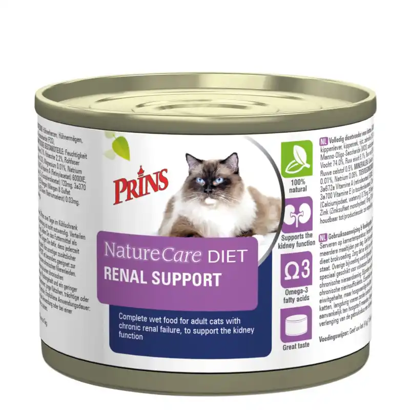 Superprijs Prins Dieetvoer Kat Wet Renal Support 200 gram
