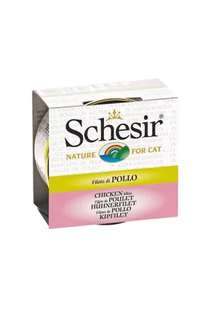 Lage Prijs Schesir Kat Natvoeding Kip 70 gram