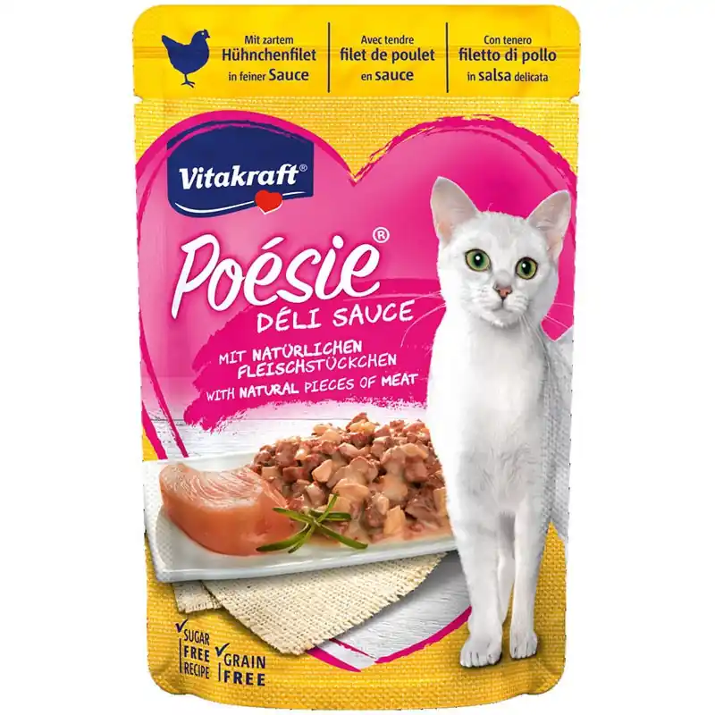 Vitakraft Kat Poesie Delisauce Kip 85 gram Nu Kopen