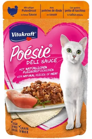 Vitakraft Kat Poesie Delisauce Kalkoen 85 gram Veilige Betaling