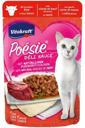 Vitakraft Kat Poesie Delisauce Rund 85 gram Merkproduct
