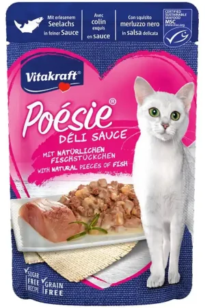 Direct Verzonden Vitakraft Kat Poesie Delisauce Koolvis 85 gram