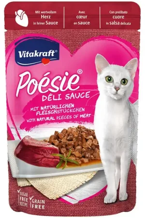 Vitakraft Kat Poesie Delisauce Hart 85 gram Premium