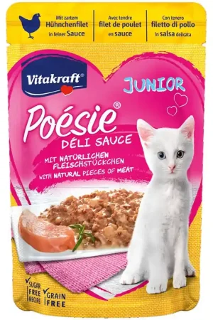 Vitakraft Kat Poesie Delisauce Kip Junior 85 gram Bestel Nu