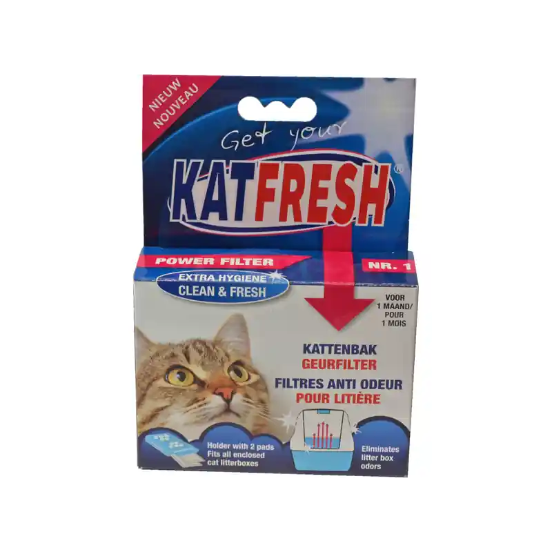 Katfresh Geurfilter met Houder Gratis Retour