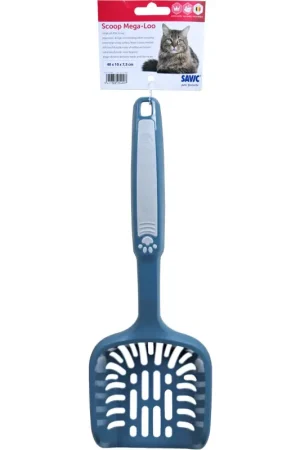 Premium Savic Kattenbakschep Mega- Loo Plastic Earthblue