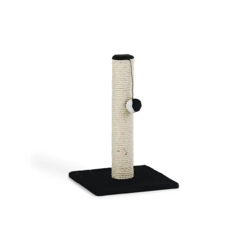 Superprijs Beeztees Krabpaal Gina Mini Zwart 30x30x45 cm