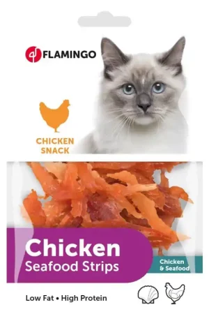 Aanbieding Chicken Soft Strip Cat 85 gr