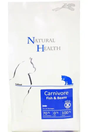 Aanbieding Natural Health Cat Carnivore Fish & Beans 2,5 kg