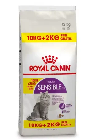 Laatste Kans Royal Canin Bonusbag Sensible 33 10 + 2 kg GRATIS