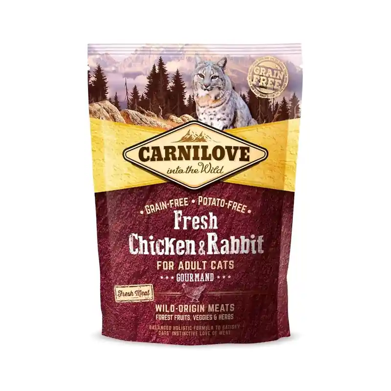 Brit Carnilove Cat Fresh Chicken & Rabbit 400 gram Beperkt Aanbod