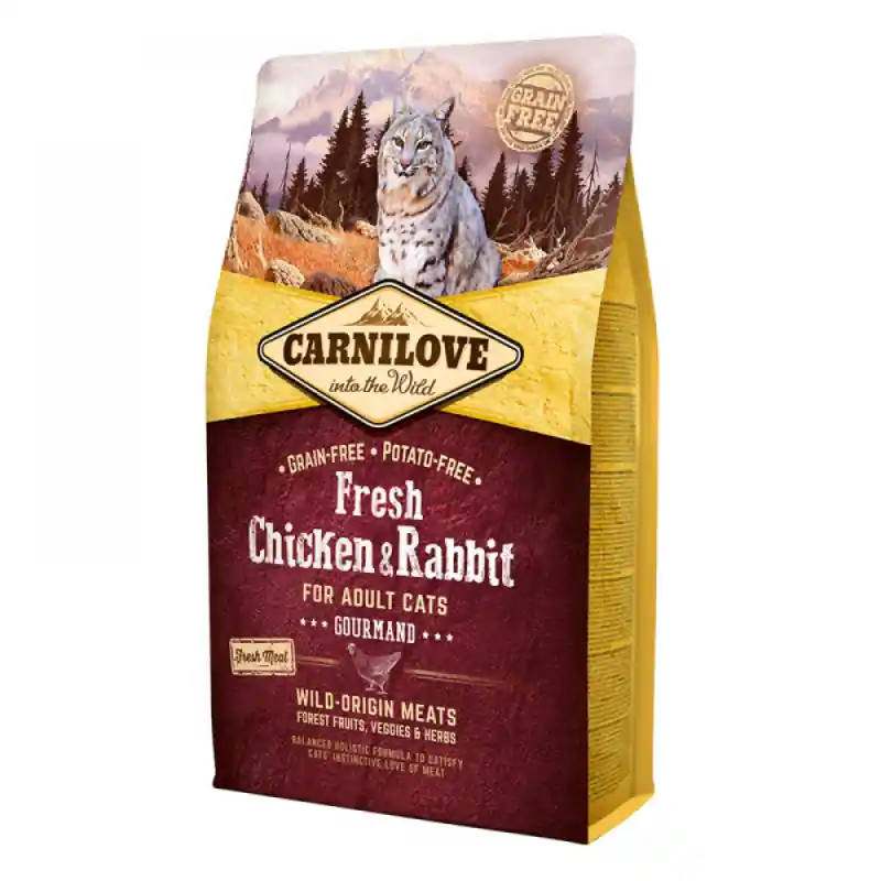 Goedkoop Brit Carnilove Cat Fresh Chicken & Rabbit 2 kg