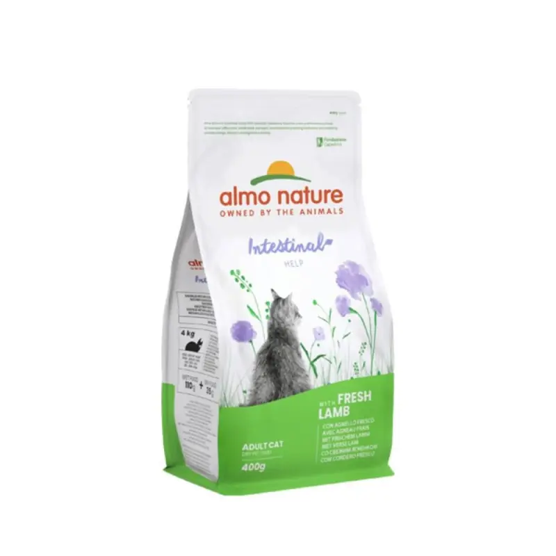 Almo Nature Digestive Help Lam 400 Gram Korting