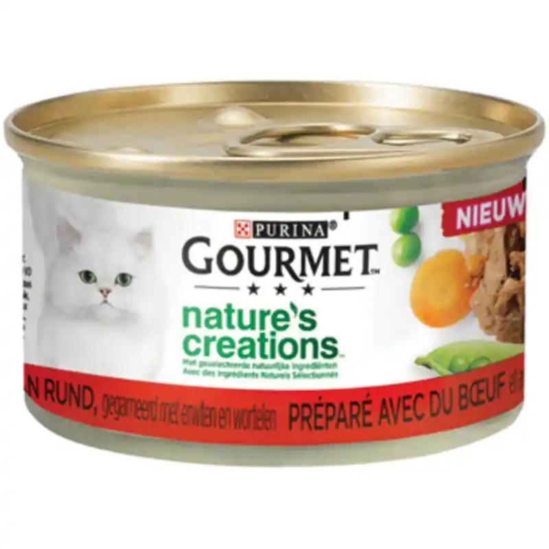Uitverkoop Gourmet Natures Creation Rund 85 gram