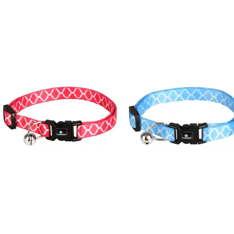 Flamingo Kattenhalsbandje Amsi 20-35 cm Kleur Assorti Direct Beschikbaar