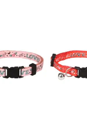 Flamingo Kattenhalsbandje Selena 20-34 cm Kleur Assorti Hoge Kwaliteit