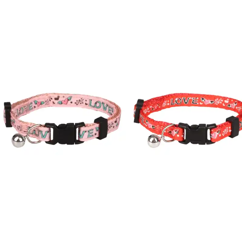 Flamingo Kattenhalsbandje Selena 20-34 cm Kleur Assorti Hoge Kwaliteit