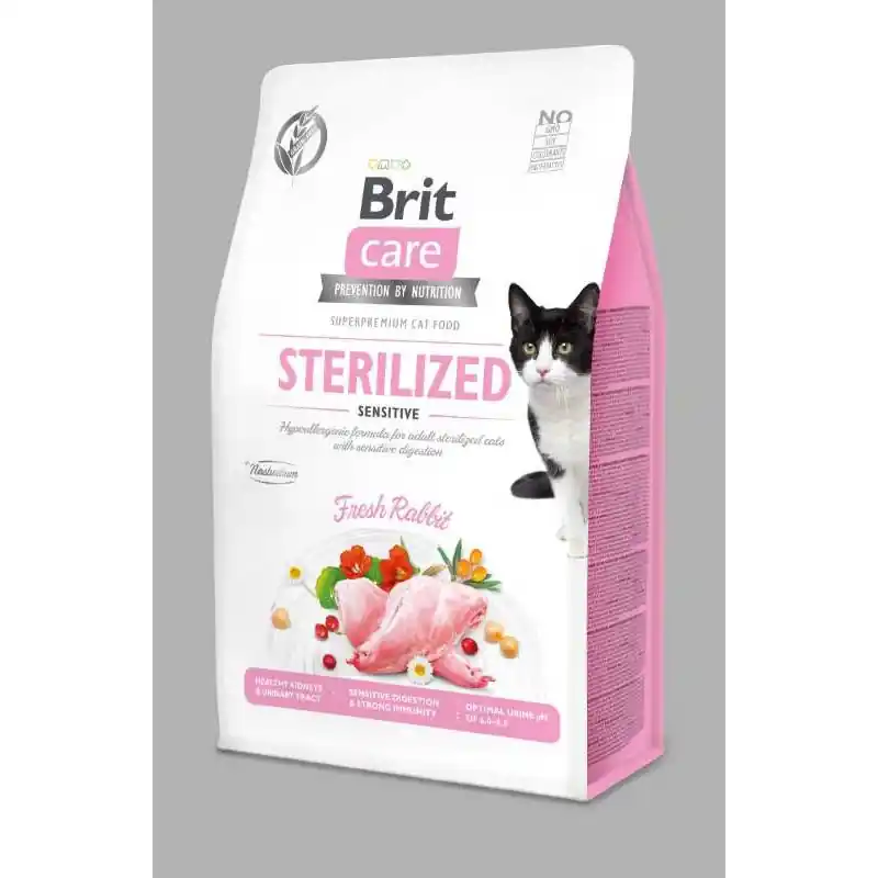 Brit Care Sterilized Sensitive 400 Gram Flitsaanbieding