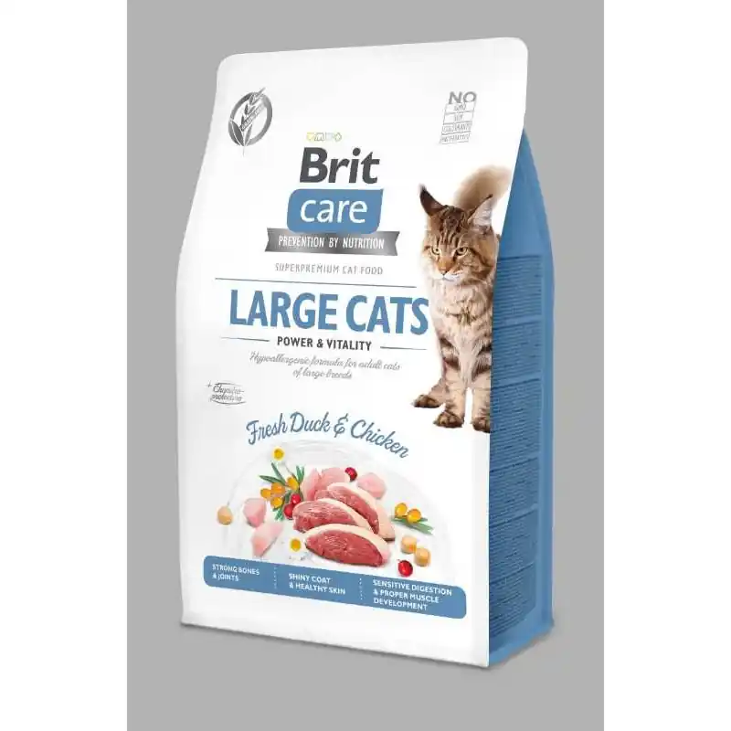 Brit Care Large Cats Power & Vitality 400 Gram Lage Kosten