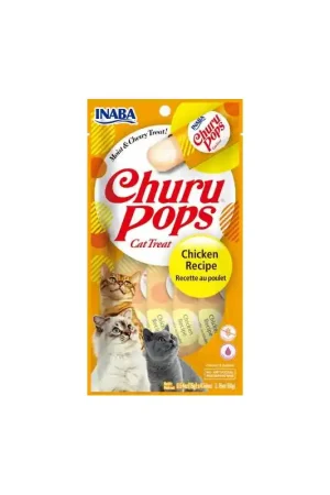 Weekendaanbieding Inaba Churu Pops Kip 4X14 GR