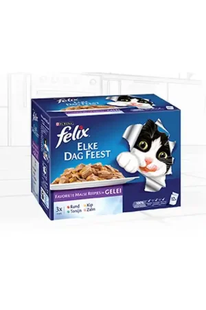 Felix Pouch Elke Dag Feest Mix 12 x 85 gram Laatste Versie