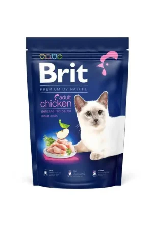 Korting Brit Premium by Nature Cat Adult Chicken 1,5 kg