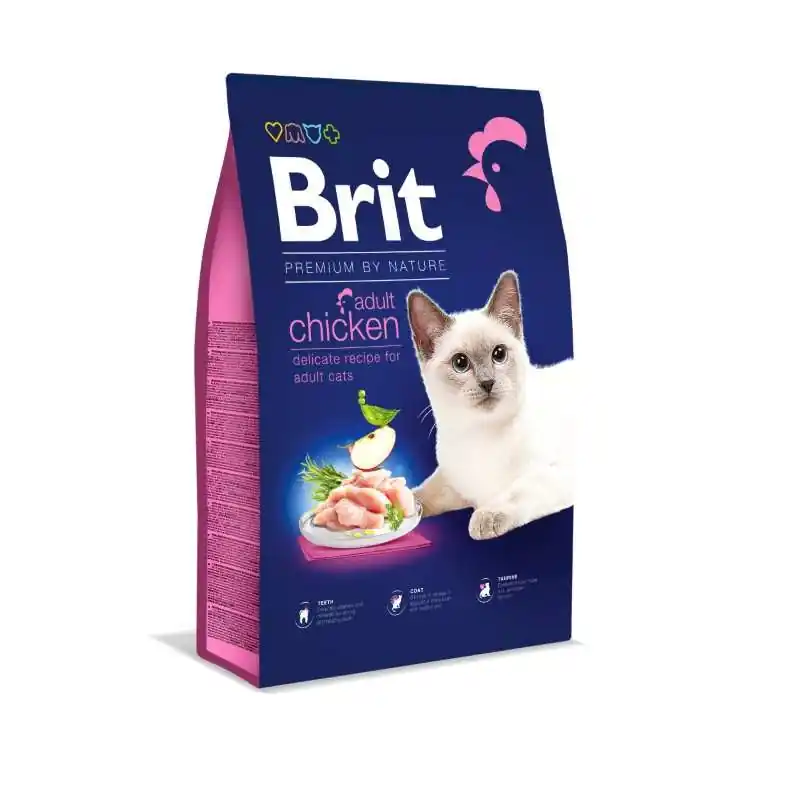 Brit Premium by Nature Cat Adult Chicken 8 kg Tijdelijk Beschikbaar