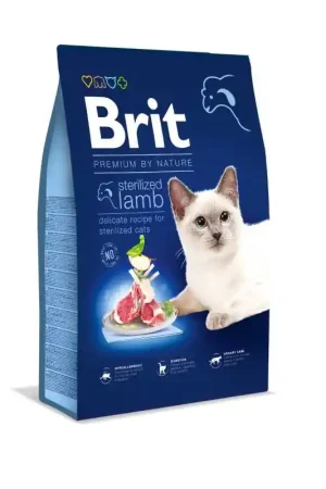 Brit Premium by Nature Cat Sterilized Lamb 8 kg Must-Have