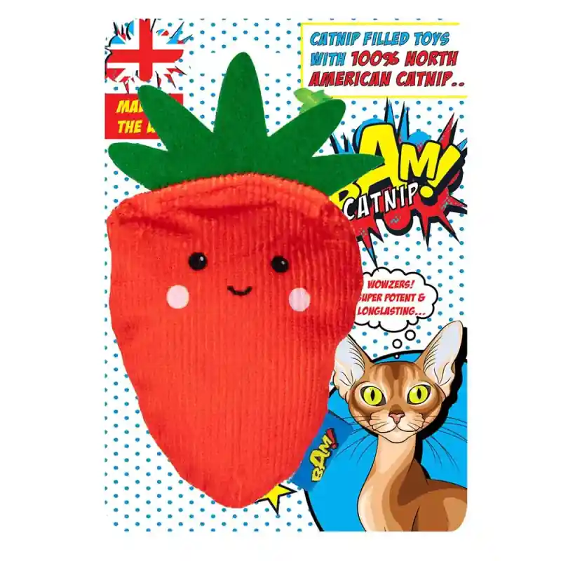 Gratis Retour BAM! Catnip Sally Aardbei