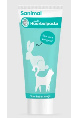 Flitsaanbieding Sanimal Anti- haarbal Pasta 70 Gram