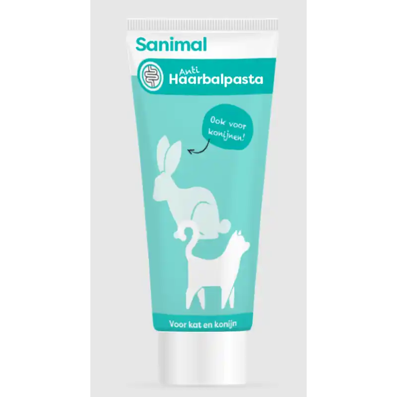 Flitsaanbieding Sanimal Anti- haarbal Pasta 70 Gram