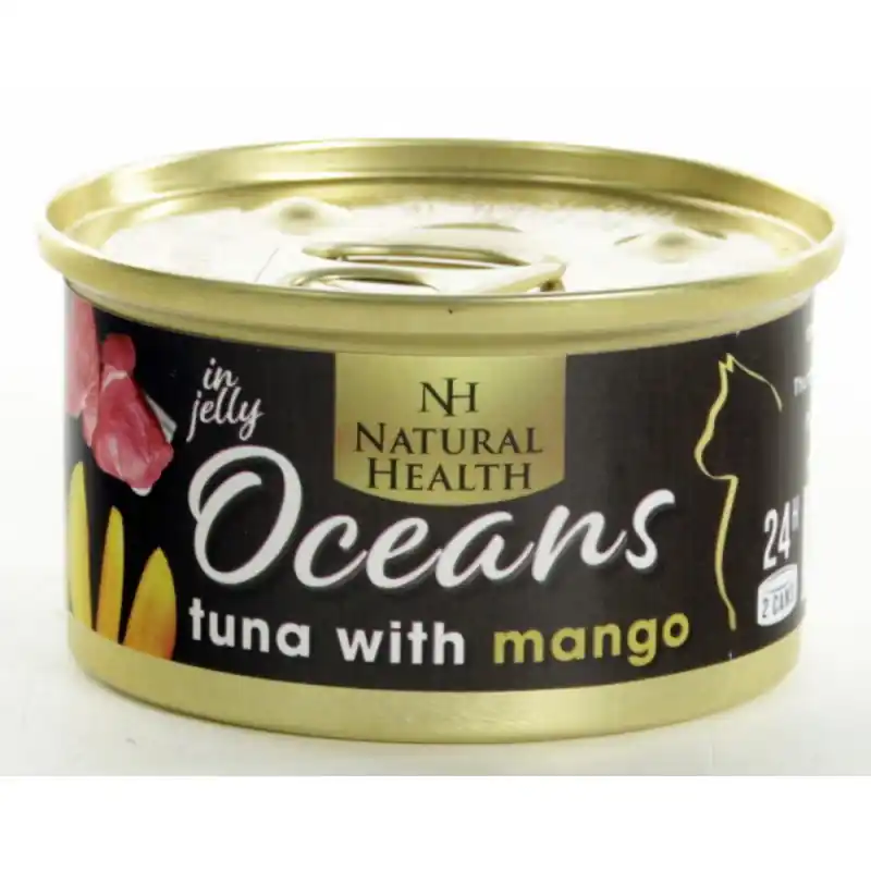 Laatste Kans Natural Health Cat Oceans Tuna & Mango 85gr