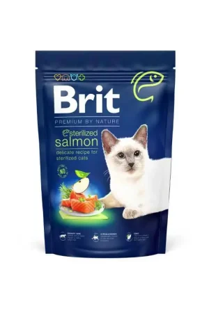 Lage Kosten Brit Premium by Nature Cat Sterilized Salmon 1,5 kg