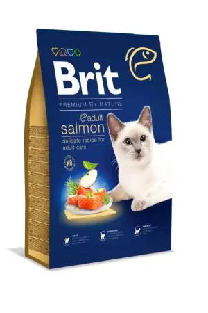 Brit Premium by Nature Cat Adult Salmon 8 kg Populair
