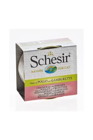 Shop Nu Schesir Kat Natvoeding Kip & Garnaal 70 gram