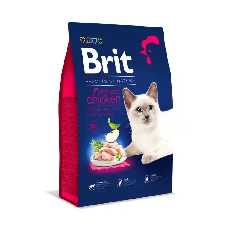 Op = Op Brit Premium by Nature Cat Sterilized Chicken 8 kg