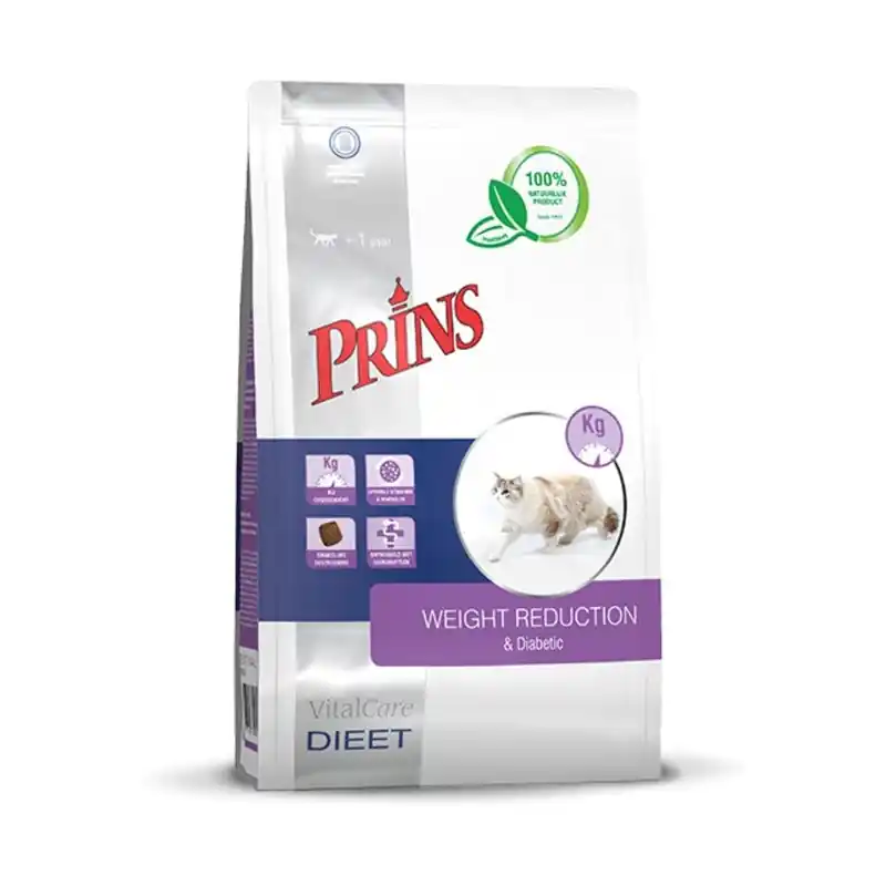 Beperkt Aanbod Prins Dieetvoer Kat Weight Reduction Diabetic 5 kg