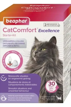 Beaphar Catcomfort Excellence Starterskit Verdamper & vulling Aanbieding