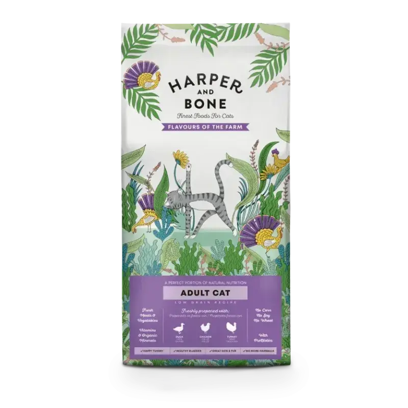 Harper en Bone Adult Kat Flavours of the farm 5kg Koop Vandaag