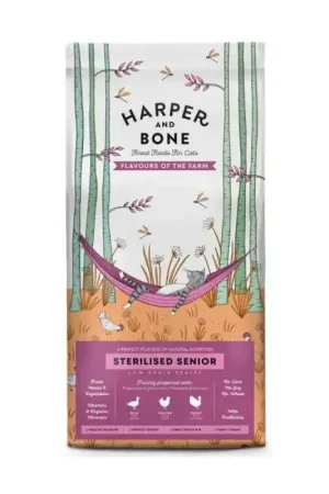 Meest Verkocht Harper en Bone Senior Kat Flavours of the farm Sterilised 2kg