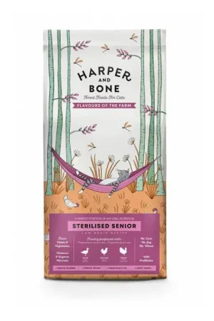 Harper en Bone Senior Kat Flavours of the farm Sterilised 5kg Hete Deal