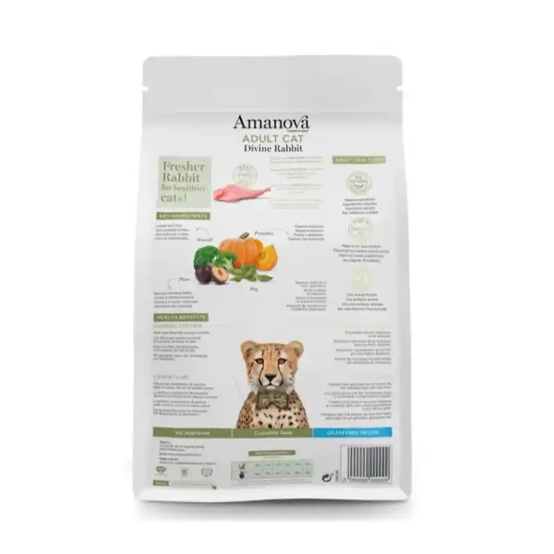 Amanova Adult Cat Divine Rabbit 4 kg Fabrieksprijs
